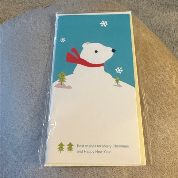 Holiday 6 Blank Cards - Vintage - NEW Christmas Happy New Year - Picture 4 of 7